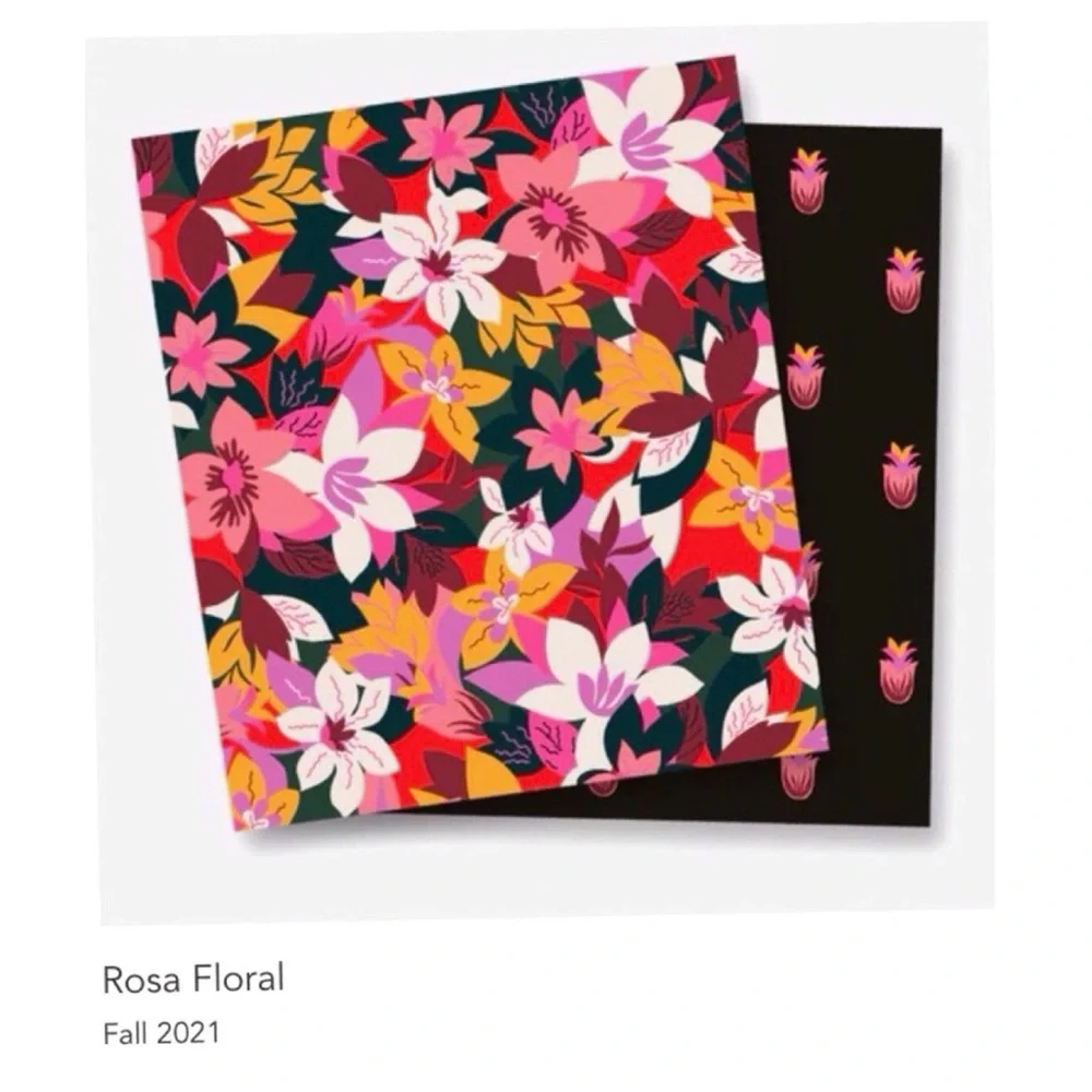 Vera Bradley Metal Click Pen (Rosa Floral) (NWT)